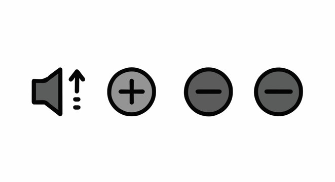 Icon increase and decrease