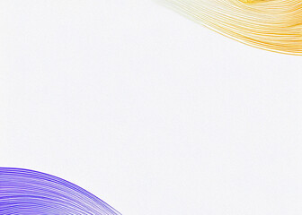 Abstract wave background, central white space with flowing curved lines just on left and right edges