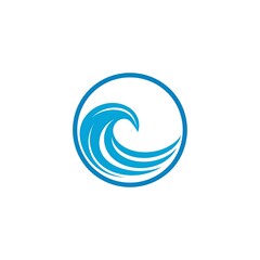 Ocean Wave Logo Design.
