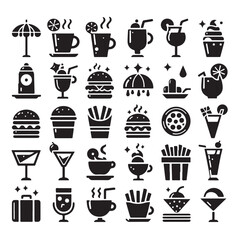 Food and Drink Icon Set | Restaurant Vector Pack”