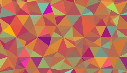 Obraz premium Abstract geometric triangle pattern background in vibrant, contrasting hues, form, element
