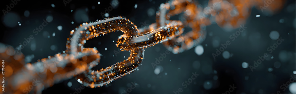 Poster data protection and internet security, blockchain and cybersecurity concept
