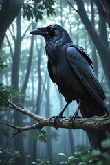 crow on a branch