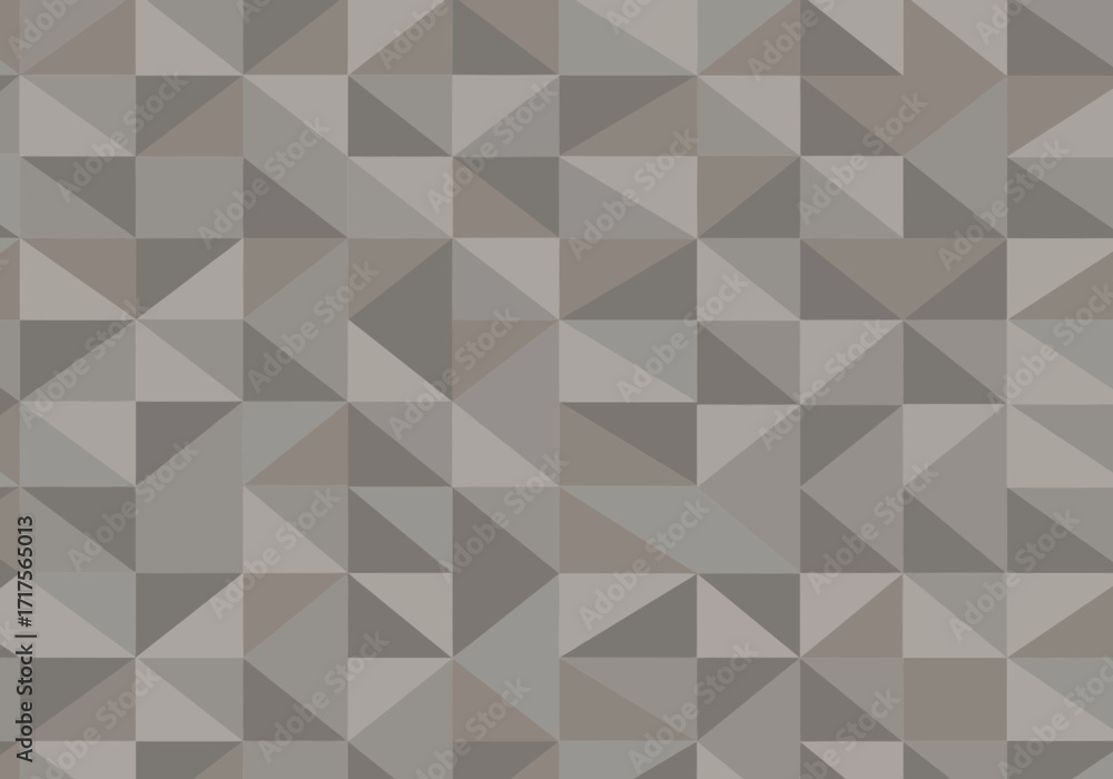Poster geometric gray pattern background with triangles and squares seamless texture. concept for textile d