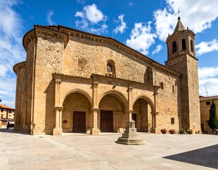 Fototapeta premium Historic Spanish Church Exterior.