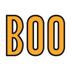 Boo from Halloween Icon And Illustration