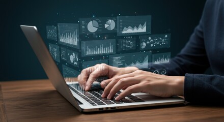 Obraz premium Advanced Data Analytics Dashboard