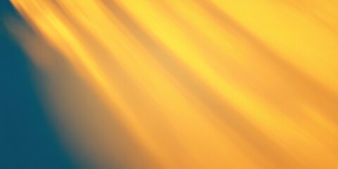 Abstract background with yellow sunlight and shadow on wall, soft texture and minimal warm orange gradient, creative modern design concept.