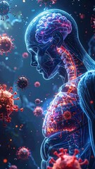 Human Body and Viruses.