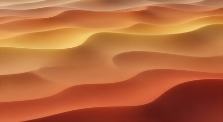 abstract orange yellow desert dunes gradient