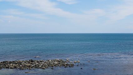 The Landscape of Amaharashi Coast, Toyama, Japan