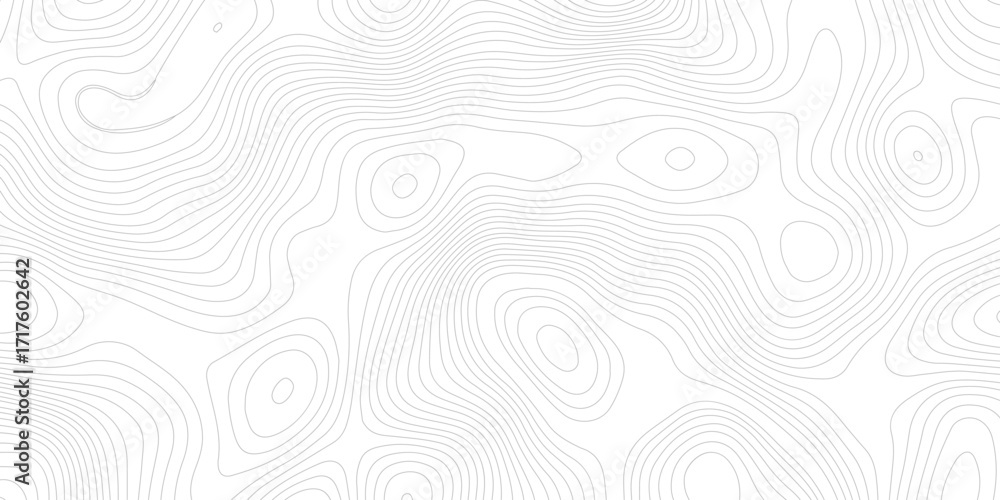Aufkleber white background with abstract topographic grey contour lines creating a seamless pattern design A Perfect Fusion of Geometric Grid Lines, and Minimalist Design Elements
