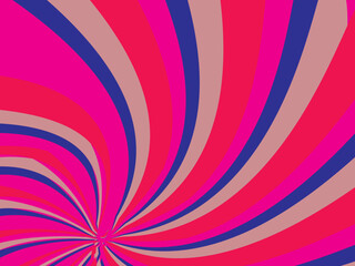 Vintage retro banner background. Colorful grunge wave wallpaper. Vector illustration. Twist party backround pattern.
