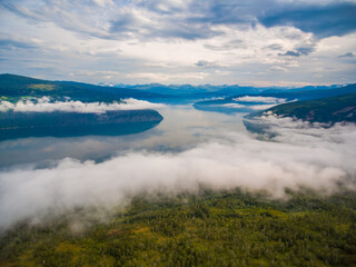 Beautiful Nature Norway aerial photography.