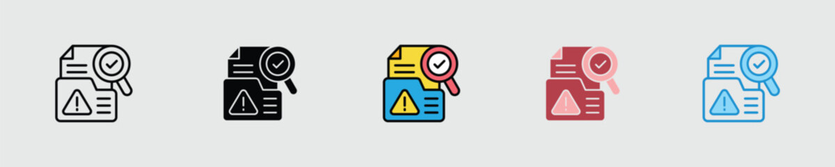 Obraz premium Document-Search Multiple Style