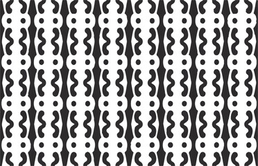 Versatile abstract monochrome pattern with vertical organic wave forms and dot detailing, a modern graphic background