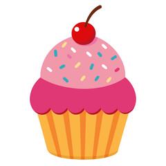 Cupcake Vector Illustration