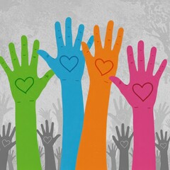 Diverse Hands with Hearts, Community Support