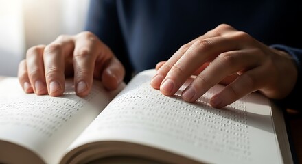 Person Reading Book in Cozy Indoor Setting with Soft Lighting