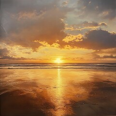 Majestic tree beside ocean sunset high resolution picture