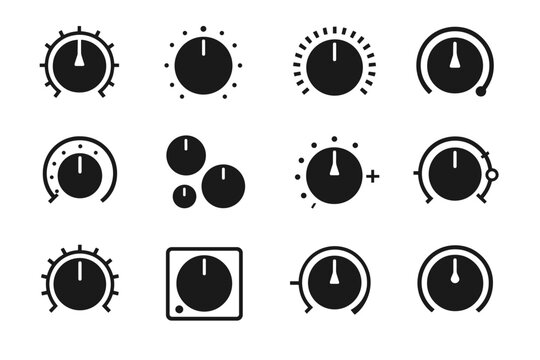 Knob vector sync mod ring hold icon voltage vca synth control