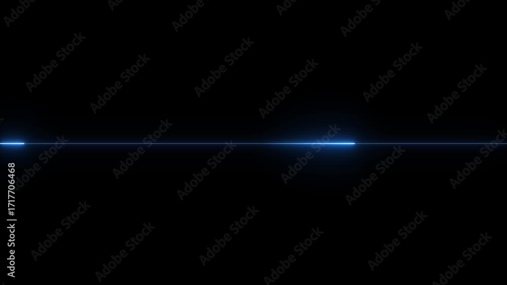 Poster glowing laser lines on a black background. seamless loop animation of glowing neon lines .neon laser
