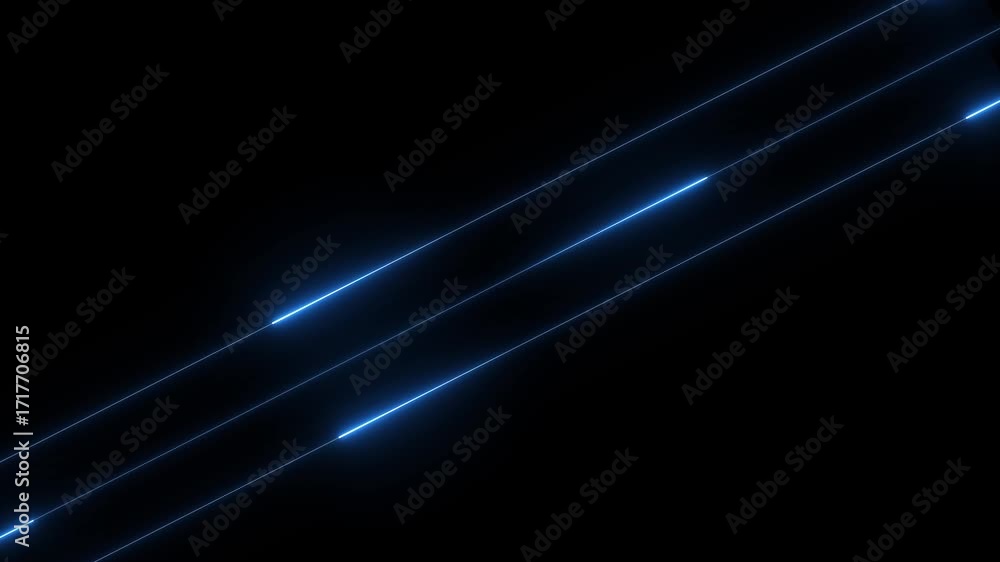 Poster abstract neon glowing line icon animation . technology video material animation, seamless loop anima