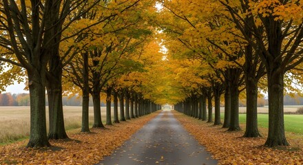 Naklejka premium Winding Country Road