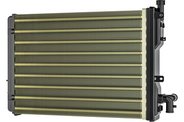 Fototapeta premium Car radiator, transparent background