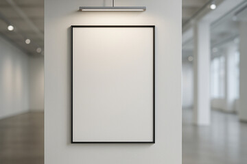Blank Poster Mockup Empty Frame