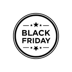 Black Friday sale vector illustration