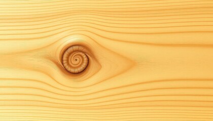 Natural wooden surface displays a beautiful swirling knot pattern and texture created over time