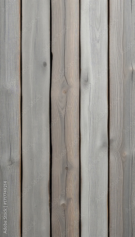 Poster weathered planks grayish wood paneling with visible grain and texture for rustic or modern applicati
