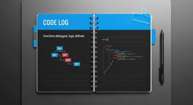 Conceptual Code Log Software Development Debugging and Logic