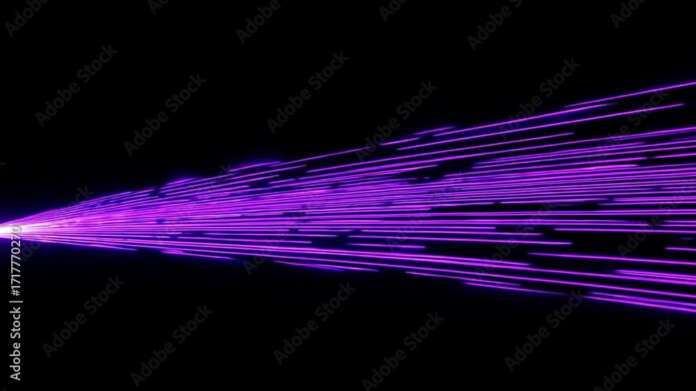 Poster dynamic violet trails: a captivating display of brilliant violet light streaks, creating a sense of 
