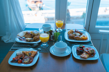 ミコノス島の美しい風景