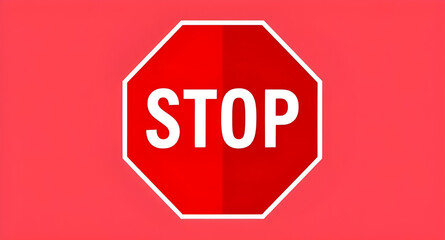 stop sign vector illustration