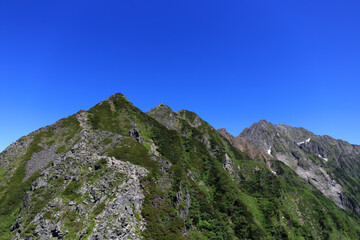穂高の峰々