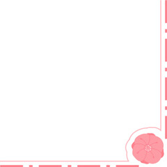 Floral Corner Border Frame