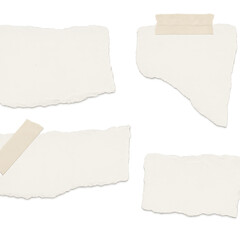 Charming torn paper edges and tape for creative design projects, add a touch of authenticity to your presentations or digital scrapbook layouts today