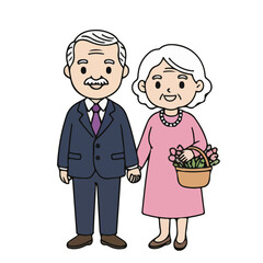 grandmother and granddaughter