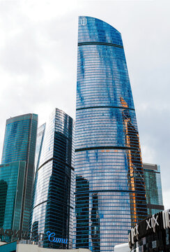 Moscow, Russia - July 29, 2024: Federation Tower skyscraper