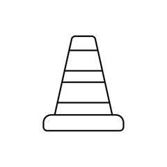 Icon a Traffic Cone, isolated against a clean background.