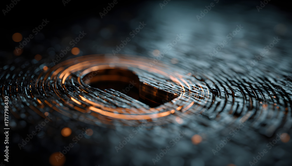 Poster cyber security and online data protection on internet. cybersecurity, privacy, network technology. e
