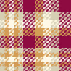 Brown Check plaid texture seamless design for textiles, fabrics, print, clothing, wallpaper, wrapping paper, garments and backgrounds. Scottish Tartan Vector pattern illustration.