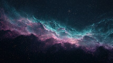 Obraz premium Cosmic Nebulae With Star Dust