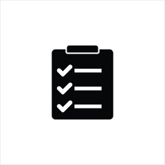 Fototapeta premium to do list icons. simple solid vector
