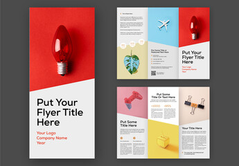 Print Trifold Flyer Layout