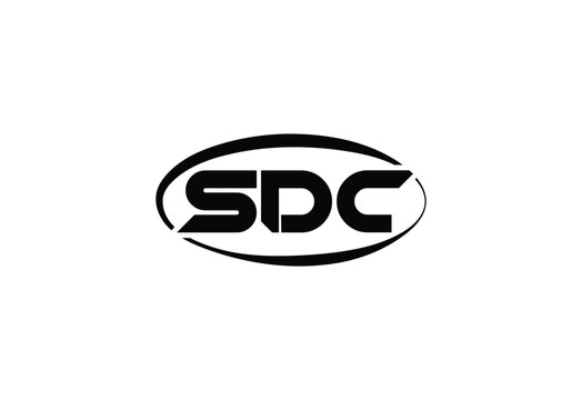 SDC Abstract Modern Lettermark Logo Design.
