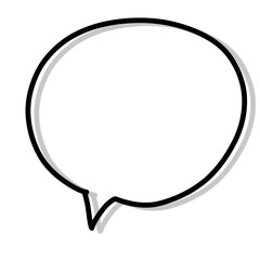 Speech bubble chat symbol massage 7